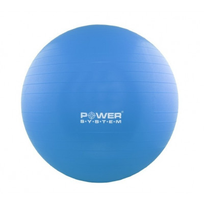 М'яч для фітнесу та гімнастики POWER SYSTEM PS-4012 65 cm Blue (PS-4012_65cm_Blue)