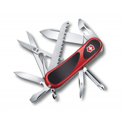 Швейцарський ніж Victorinox EvoGrip 85 мм Червоно-чорний (2.4913.C)