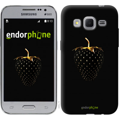 Силіконовий чохол Endorphone на Samsung Galaxy Core Prime VE G361H Чорна полуниця (3585u-211-26985)