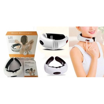 Міостимулятор масажер для шиї та тіла Neck Massager HX-5880 Білий (258583)