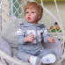 Силіконова колекційна лялька реборн велика Reborn Doll Хлопчик Мірон Висота 75 см (439)