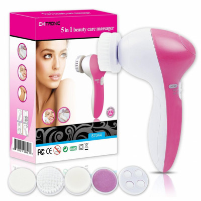 Масажер для обличчя Beauty Care Massager AE-8782 5 in 1 Білий/рожевий (258577)