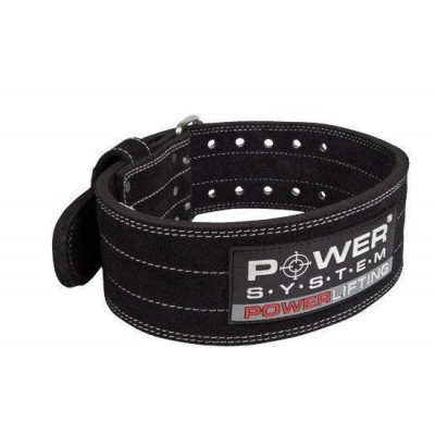 Пояс для пауерліфтингу Power System Power Lifting PS-3800 M Black