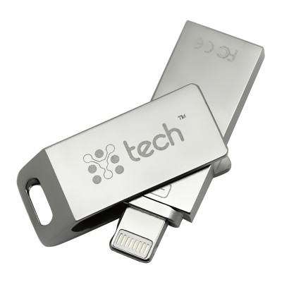 Багатофункціональна флешка Ytech Flash Drive YF1 128GB USB2.0 S Silver