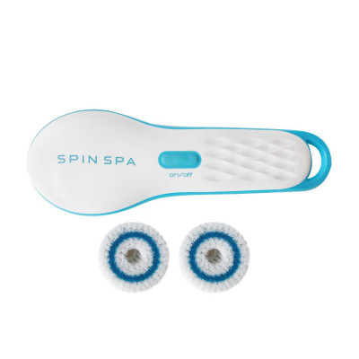 Масажна щітка для обличчя Spin Spa набір для вмивання White Blue (kz043-hbr)