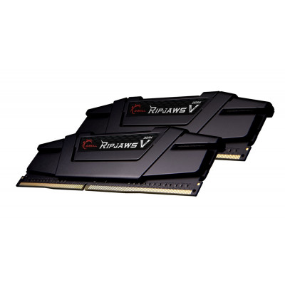 Оперативна пам'ять DDR4 16GB 2х8GB/3200 G. Skill Ripjaws V Black (F4-3200C16D-16GVKB)