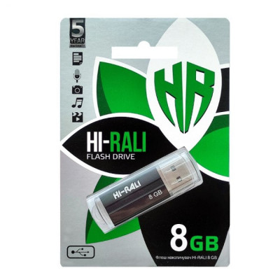 Флеш пам'ять Hi-Rali Corsair USB 2.0 8GB Black