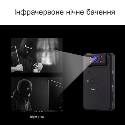 Wi-Fi міні камера з поворотним обєктивом з датчиком руху Digital Lion MD91 180° 1080P