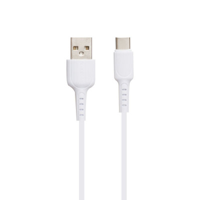 Кабель Borofone BX16 Easy Chargng Cable USB - Type C 2А 1m Білий