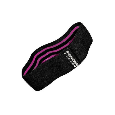 Еспандер для пілатесу Power System PS-4093 Booty Band LVL 1 Black/Pink (4091PI-0)