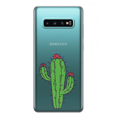 Чохол iSwag для Samsung Galaxy S10 Тропічний кактус (H384)