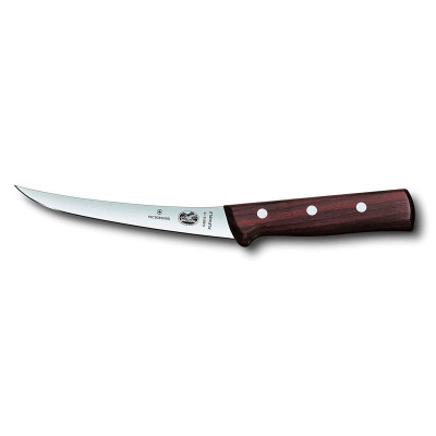 Ніж кухонний обвалочний Вузький гнучкий вигнутий Victorinox Boning Knife Wood 150 мм (5.6616.15)