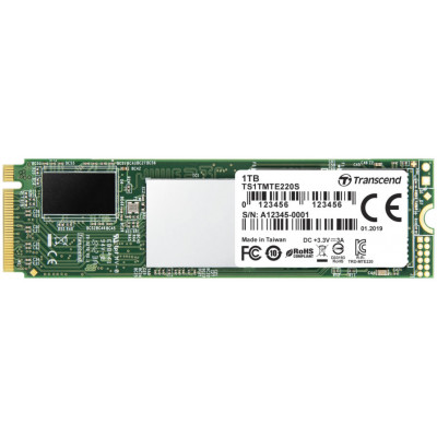 SSD накопичувач Transcend MTE220S 1TB PCIe 3.0 x4 M.2 TLC (TS1TMTE220S) (6471833)