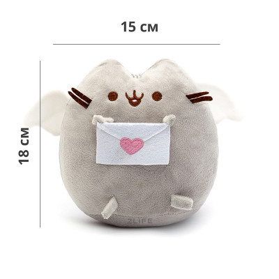 М'яка іграшка Pusheen cat з листом + подарунок (vol-1042)