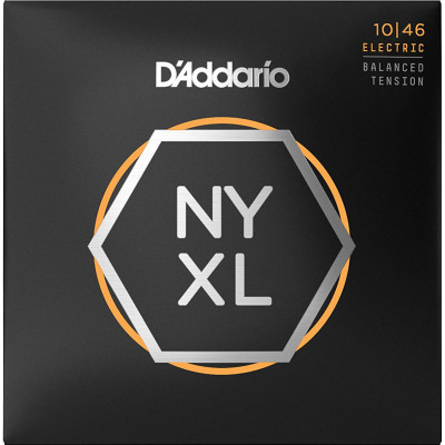 Струни для електрогітари 6 шт D'Addario NYXL1046BT Nickel Wound Balanced Tension Regular Light Electric Guitar Strings 10/46