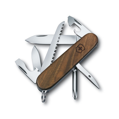 Швейцарський ніж Victorinox Hiker Wood 91 мм 11 функцій Горіх (1.4611.63)