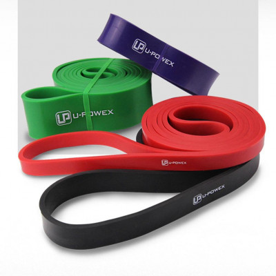 Гумові петлі для фітнесу UPowex Power Bands 4 шт 7-56 кг Різнокольорові (RI0241)