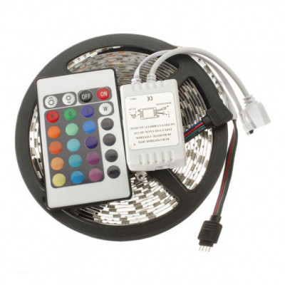 Світлодіодна Стрічка LED SMD 3528 RGB 12v 5М