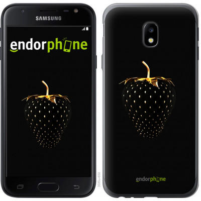 Силіконовий чохол Endorphone на Samsung Galaxy J3 Чорна полуниця (3585u-650-26985)