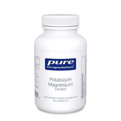 Калій та магній Pure Encapsulations 180 капсул (21471)