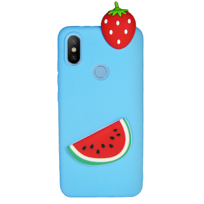 Чохол Cartoon 3D Case для Xiaomi Redmi Note 6 Pro Кавун (hub_doVx95867)