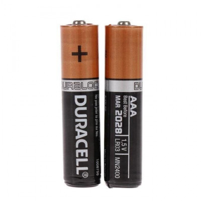 Лужні батарейки Duracell AAA (LR03) MN2400 Basic 2 шт