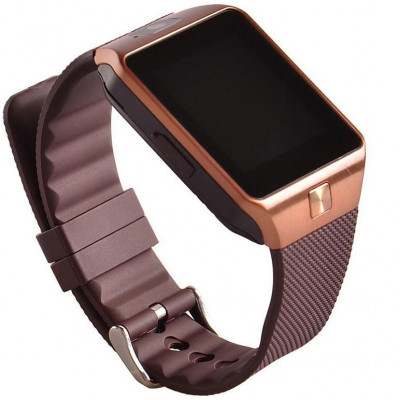 Розумний годинник Smart Watch DZ09 з крокоміром Brown (sw012-hbr)