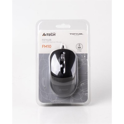 Миша A4Tech FM10 Black/Grey USB