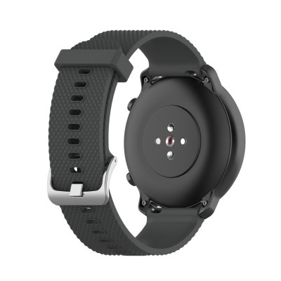 Ремінець силіконовий 20мм Samsung Galaxy Watch 42 | 3 41 мм | Active | Active 2 BeWatch GT Темно-сірий (1011444)