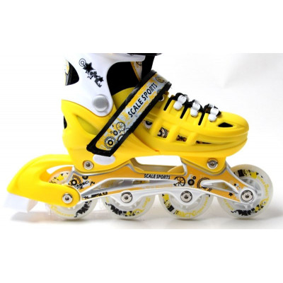 Роликові ковзани Scale Sports 34-37 Yellow (748527067-M)