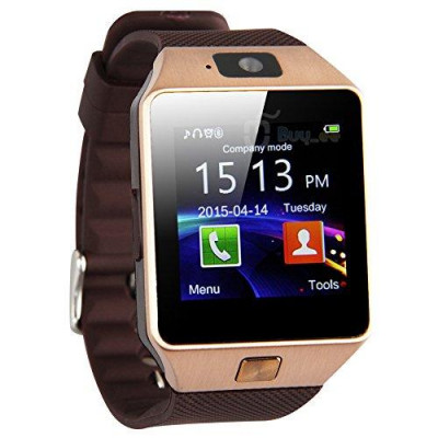 Розумний годинник Smart Watch DZ09 з крокоміром Brown (sw012-hbr)