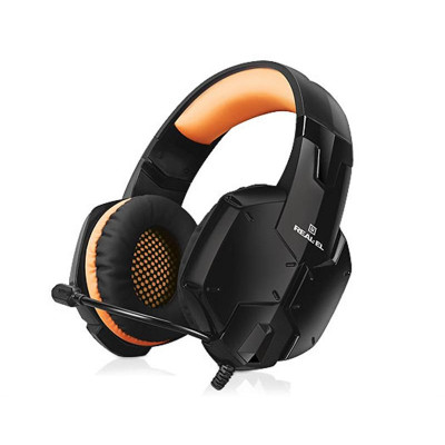 Гарнітура REAL-EL GDX-7700 Black/Orange (EL124100016)