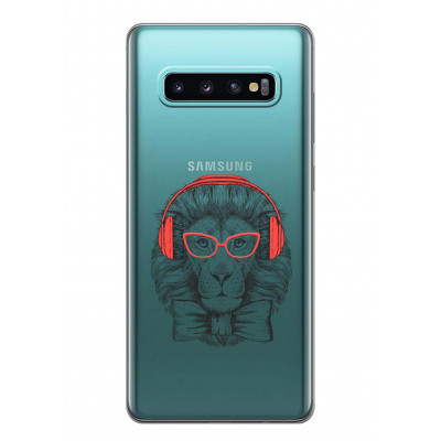 Чохол iSwag для Samsung Galaxy S10 Plus Лев (H486)