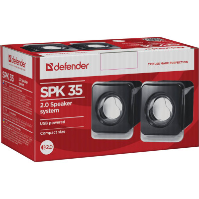 Акустика Defender #1 2.0 SPK 35 5W USB Black (65635) (6282564)