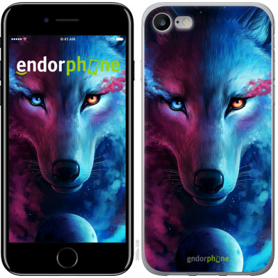 Пластиковий чохол Endorphone на iPhone 8 Арт-вовк (3999c-1031-26985)