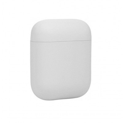 Силіконовий чохол для Airpods 1/2 ARM із карабіном захисний White (4355white)