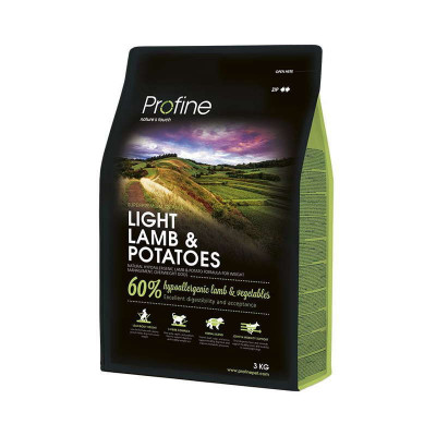 Сухий корм Profine Light Lamb Potato 3 kg (для дорослих собак із надмірною вагою)