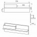 Полиця настінна Компаніт П-31 70х14.2х24 см Бук
