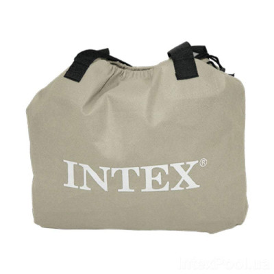 Надувне ліжко Двоспальне Intex 67770, 152 х 203 х 32, вбудований електронасос