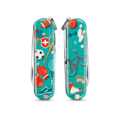 Складаний кишеньковий ніж Victorinox Classic Limited Edition Sports World 58 мм 7 функцій (0.6223.L2010)