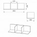 Полиця настінна Компаніт П-30 85х30х25 см Німфея альба