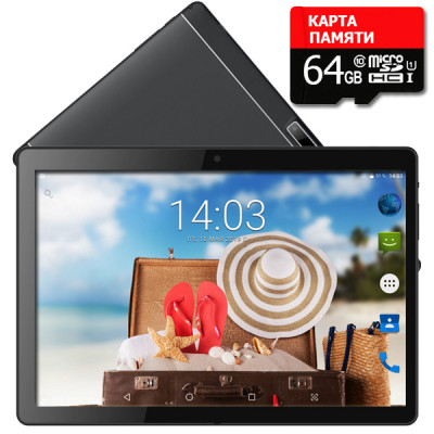 Планшет – телефон Hoozo X1001 Lite Full HD 32Gb LTE Jet Black + Карта пам'яті 64GB