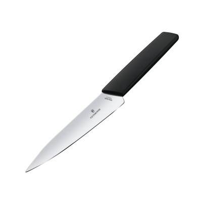 Кухонний універсальний ніж Victorinox Swiss Modern Kitchen 15 см Чорний (6.9013.15B)