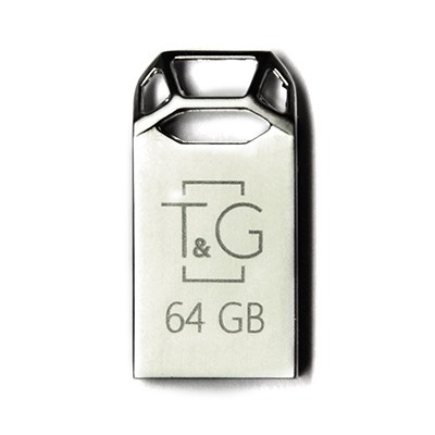 Флеш-накопичувач USB 64GB T&G 110 Metal Series Silver (TG110-64G)