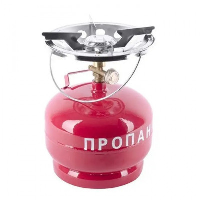 Газовий балон туристичний Турист з пальником 5L Red (3_02876)