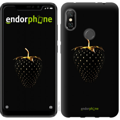 Пластиковий чохол Endorphone на Xiaomi Redmi Note 6 Pro Чорна полуниця (3585m-1551-26985)