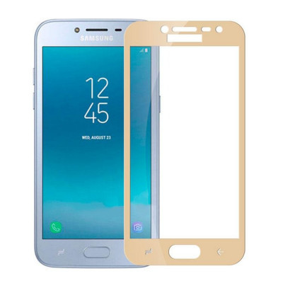 Захисне скло Walker Full Glue для Samsung Galaxy J2 J250 2018 Gold (hub_rSXH46852)