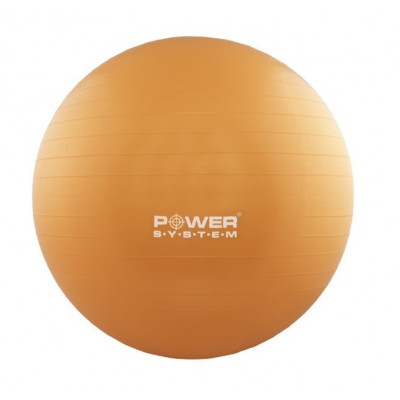 М'яч для фітнесу та гімнастики POWER SYSTEM PS-4011 55cm Orange (PS-4011_55cm_Orange)