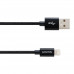 Кабель Canyon USB - Lightning 8-pin 1м Black (CNE-CFI3B)