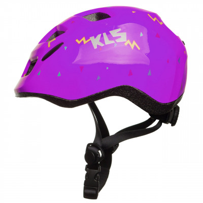 Велосипедний дитячий шолом KLS ZIGZAG S 50-55 Purple (8585019395870)